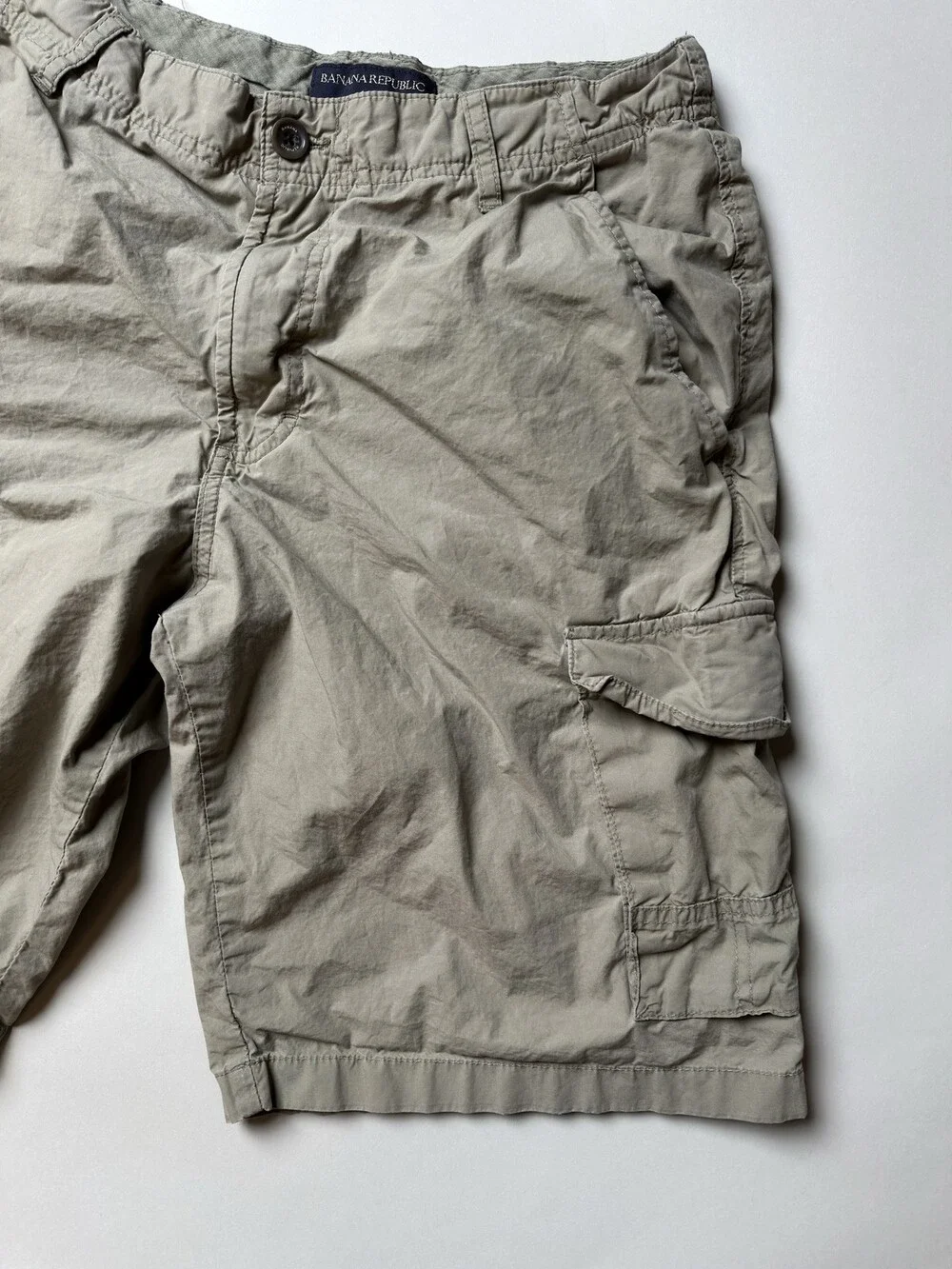 Banana Republic Cargo Shorts Mens Large Utility Pockets Outdoor Hiking Casual Sh